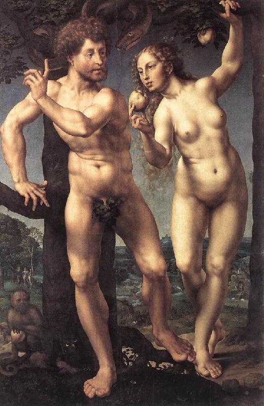 GOSSAERT, Jan (Mabuse) Adam and Eve safg oil painting image